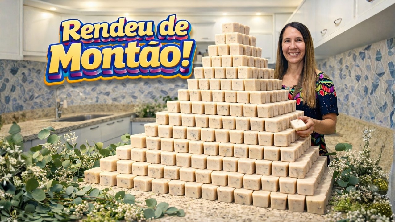 🔴 NINGUÉM ACREDITA! ÓLEO SUJO VIROU 41 BARRAS DE SABÃO!!