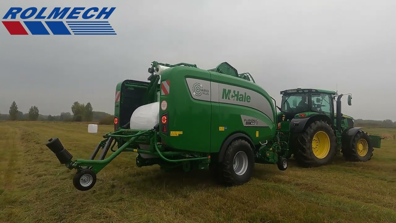 Sianokosy w deszczu! Ekstremalne testy McHale Fusion Vario Plus & 6190R! Obejrzyj do końca! ROLMECH