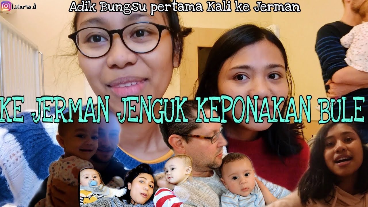 KE JERMAN JENGUK KEPONAKAN BULE DI RUMAH SAKIT | ADIK BUNGSU PERTAMA KALI KE JERMAN