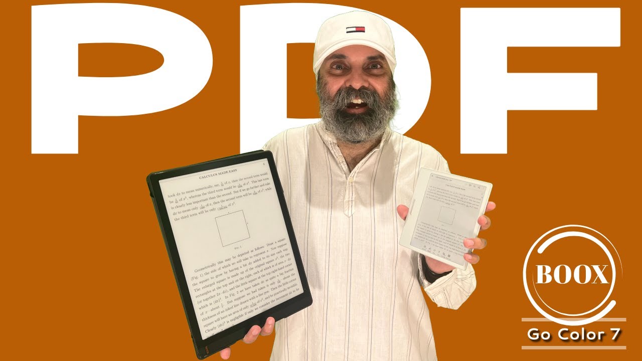 BOOX Go Color 7 PDF Test: Can It Beat the Kindle & BOOX Tab X?