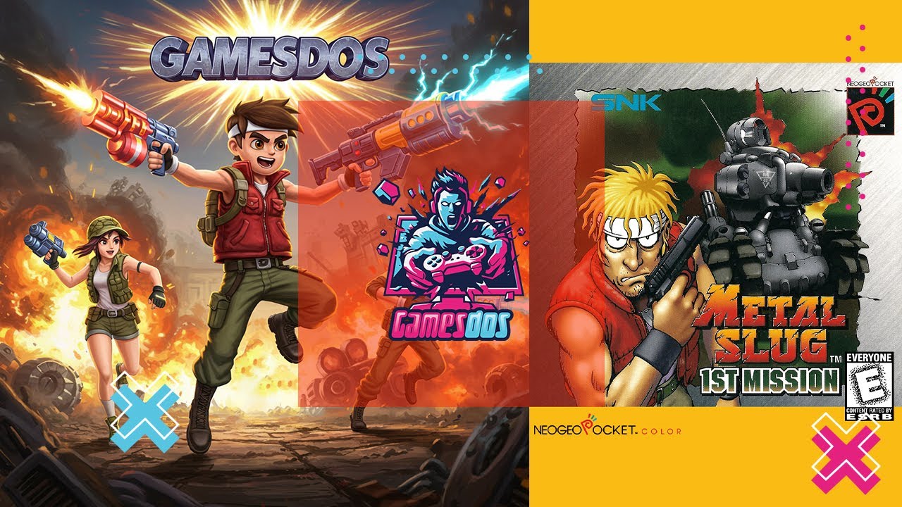 Metal Slug: 1st Mission Gameplay Neo Geo Pocket HD 1080p