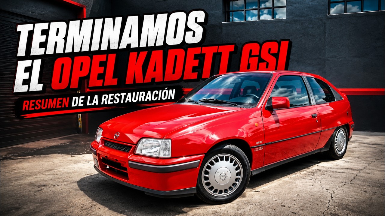 Terminamos la restauración del Opel Kadett Gsi | Todo el Resumen del proceso en un vídeo