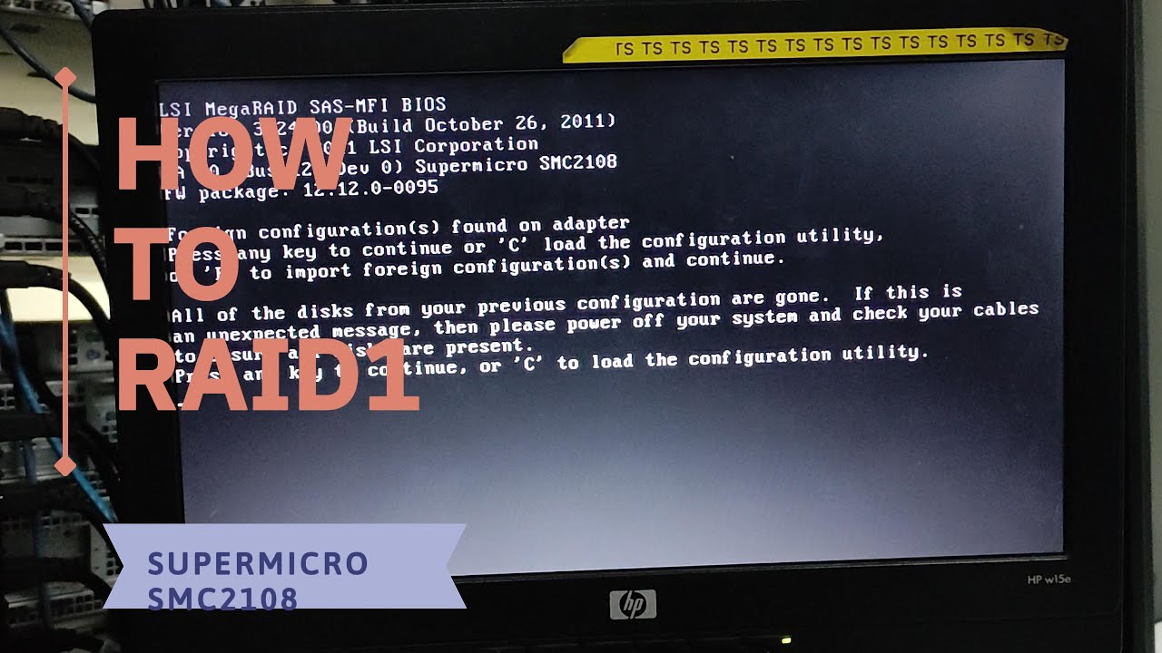 HOW TO RAID1 SUPERMICRO SMC2108 x UBUNTU 20.04