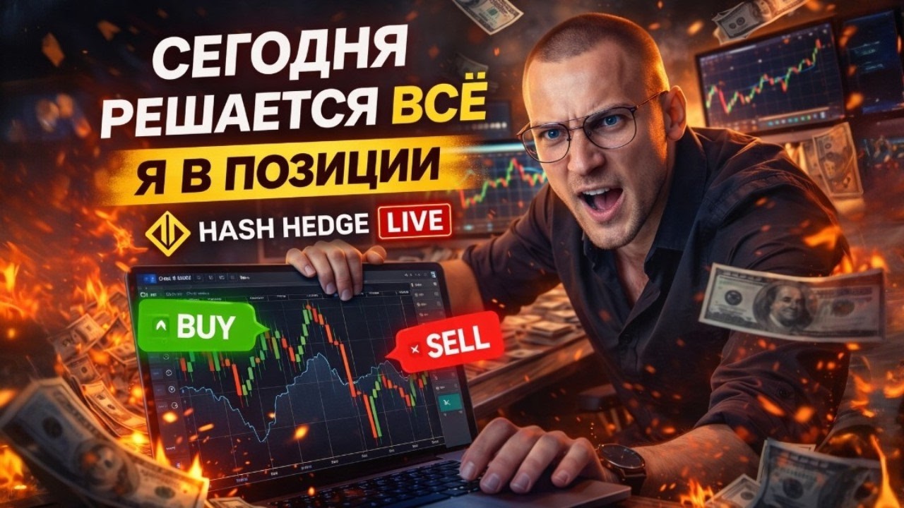 СЕГОДНЯ РЕШАЕТСЯ ВСЁ | Я В ПОЗИЦИИ | Hash Hedge LIVE