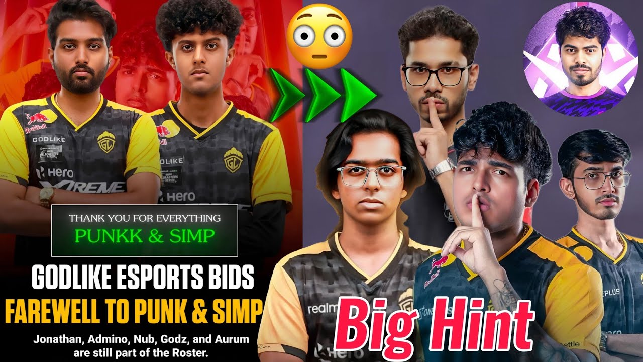 Punk , Simp Official Farewell 🥲| Saumraj Big Hint ✅| Adii Big Chance Joining Godl 😧| Godz Stick 😯