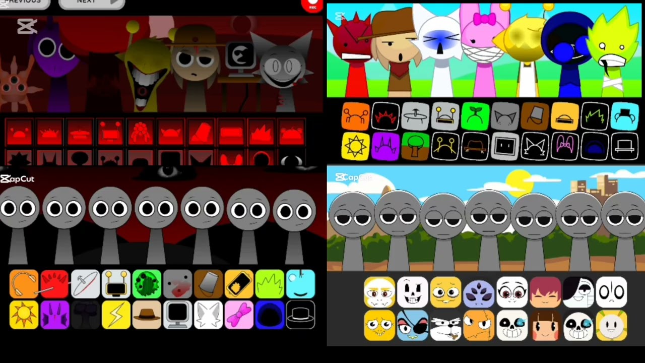 SPRUNKI  HOROR VS ANIMATION SPRUNKI FAMILY GAME 🎮 ♥️ 👌 