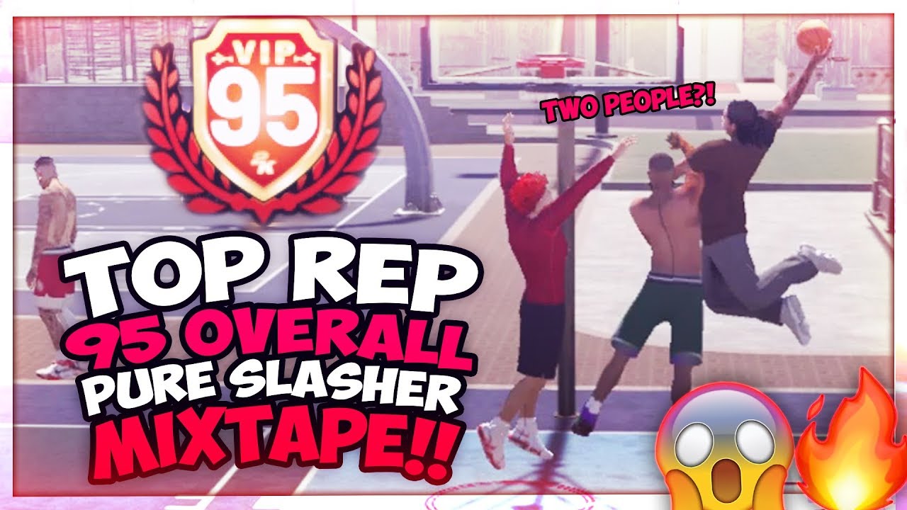 TOP REP VIP 95 PURE SLASHER MIXTAPE!! NBA 2K19 PLAYGROUND MIXTAPE!! (Brown Shirts Cook?!)