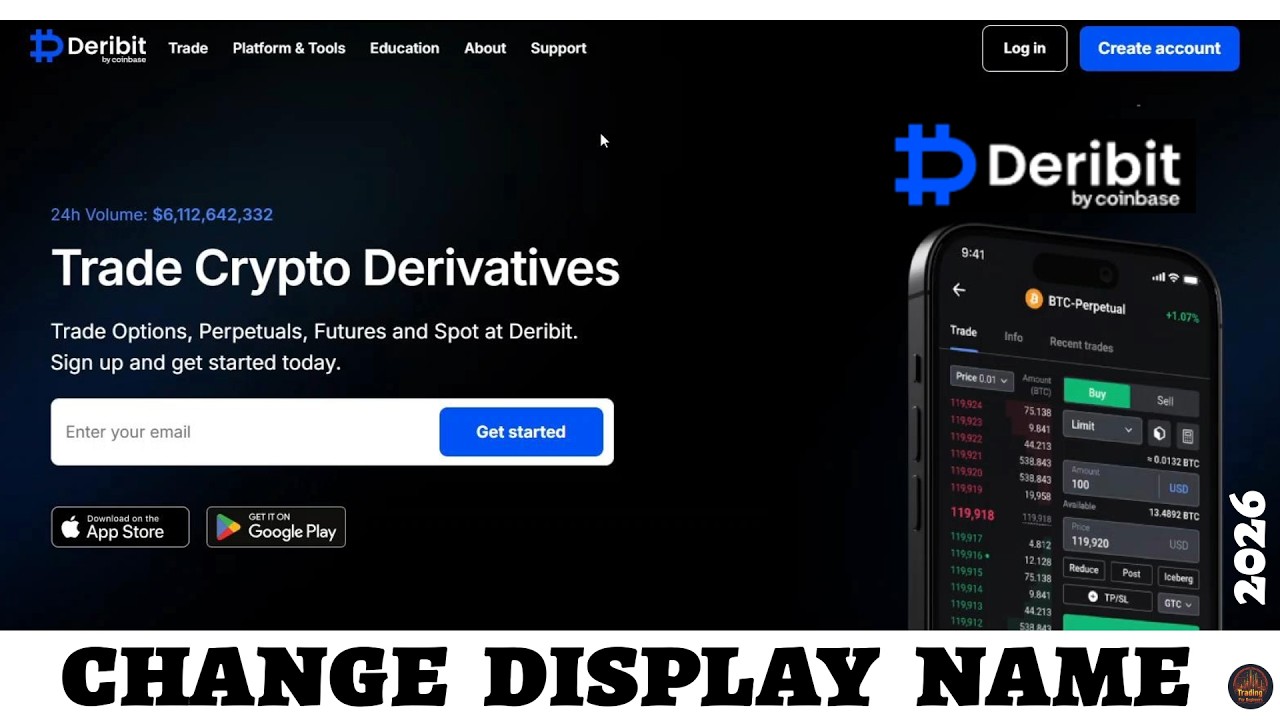 Руководство Deribit: Обновление отображаемого имени (руководство 2026 года)
