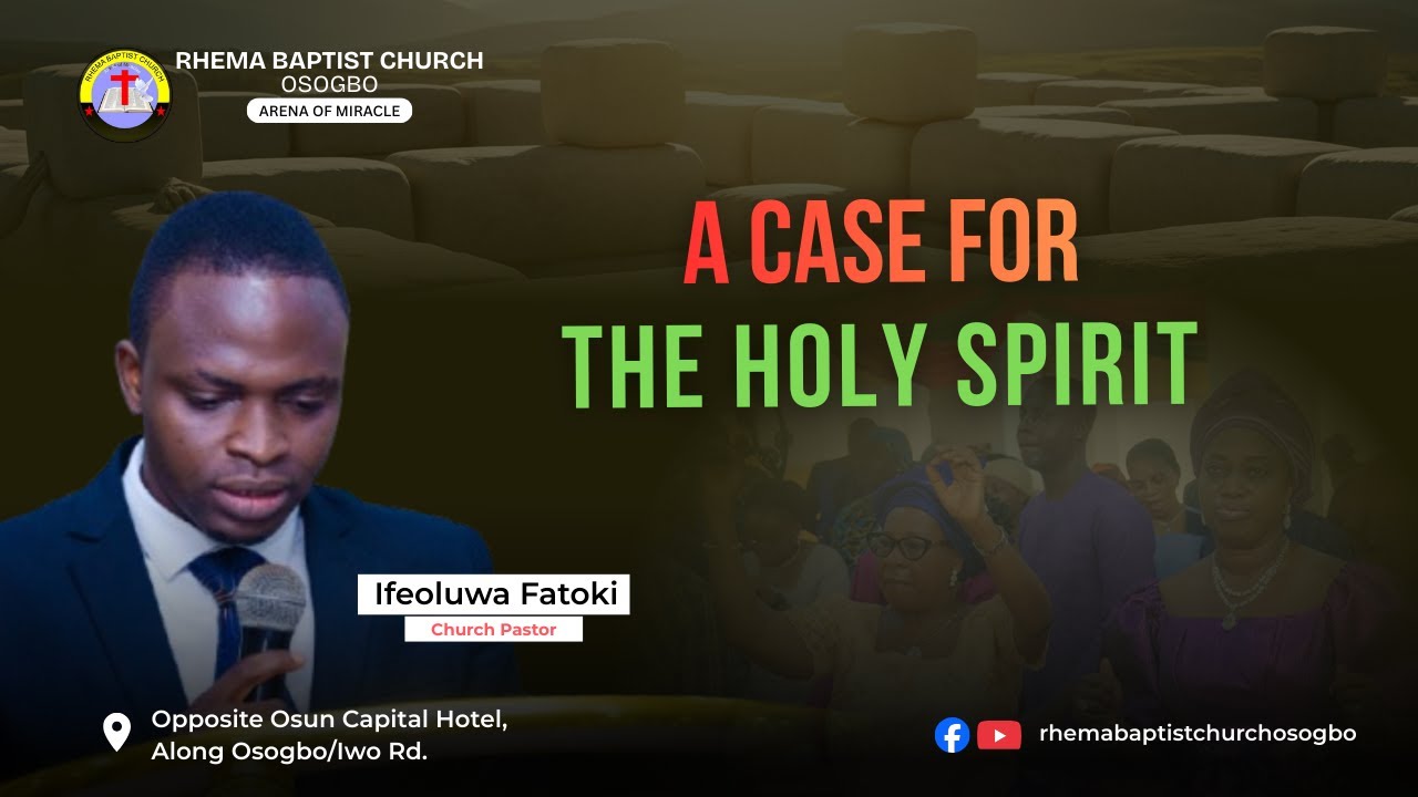 A CASE FOR THE HOLY SPIRIT