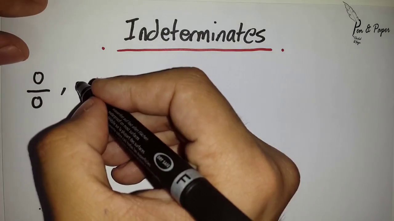 Limits | حالات عدم التعيين وقوانين النهايات