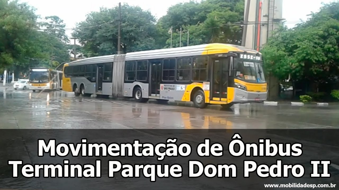 Movimentação de Ônibus — Terminal Parque Dom Pedro II