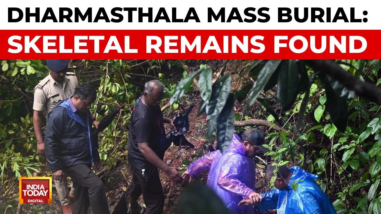 Dharmasthala Mass Burial Probe: Skeletal Remains Found At 6th Site | Karnataka News | India Today