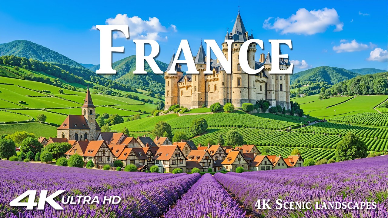 France 4K | Timeless Elegance – Rolling Vineyards, Historic Streets & Golden Light