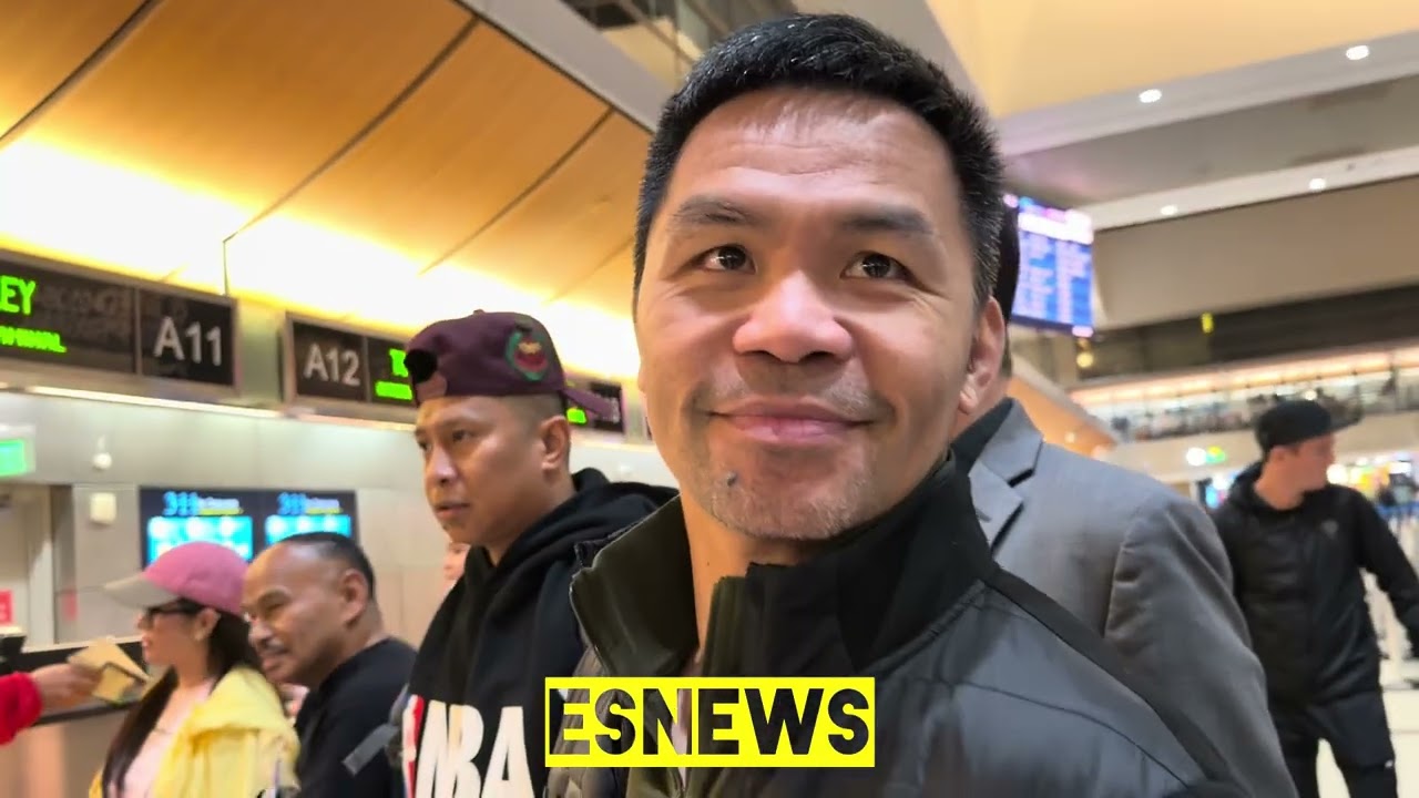 Manny Pacquiao message to Floyd Mayweather &ldquo;be a man&rdquo; Esnews boxing 