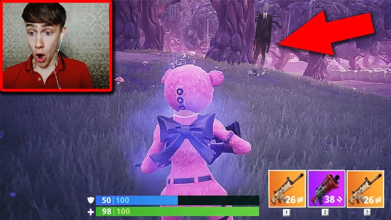 SLENDER VERSTOPT IN WAILING WOODS! (SLENDERMAN IN FORTNITE)