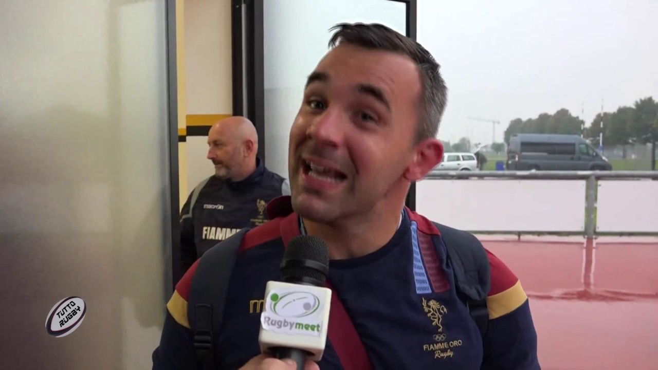 181008 Simone Favaro post match Calvisano vs Fiamme Oro