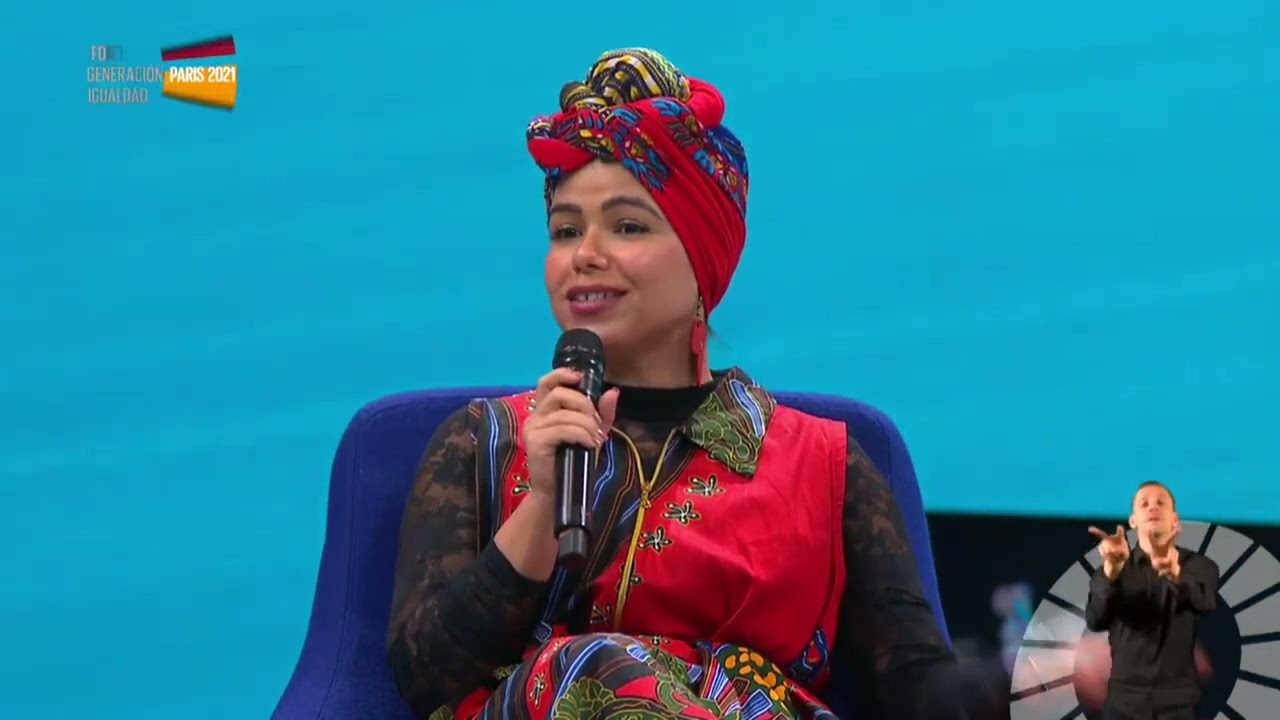 Opening Ceremony Generation Equality Forum 2021- Paris - Aya Chebbi