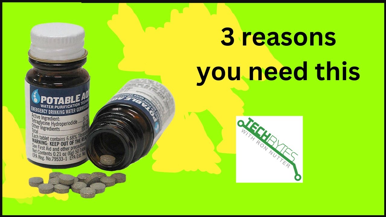 3 things you need to know about the Potable Aqua Water Purification Tablets with PA Plus