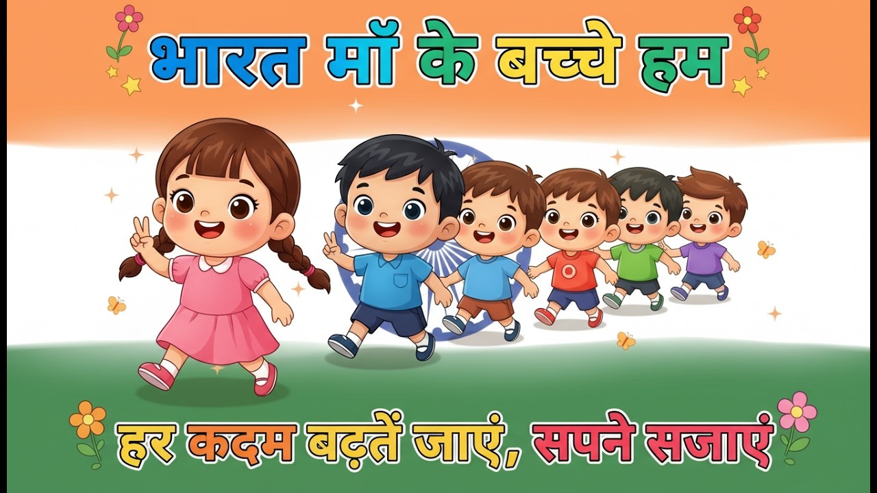 एक दो बढ़ते कदम 🎶 | Desh Bhakti Kids Song | Hindi Baby Rhyme 2026 #trending #viral
