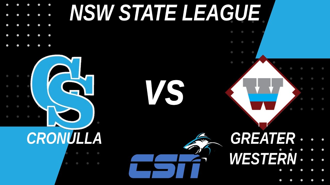 Cronulla vs Greater Western - 1st Grade - 24/01/26 NSW State League