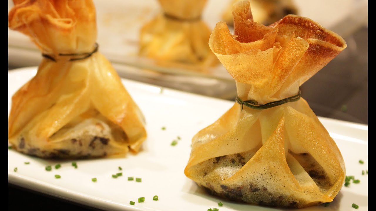 Saquitos de Masa Brick con Morcilla