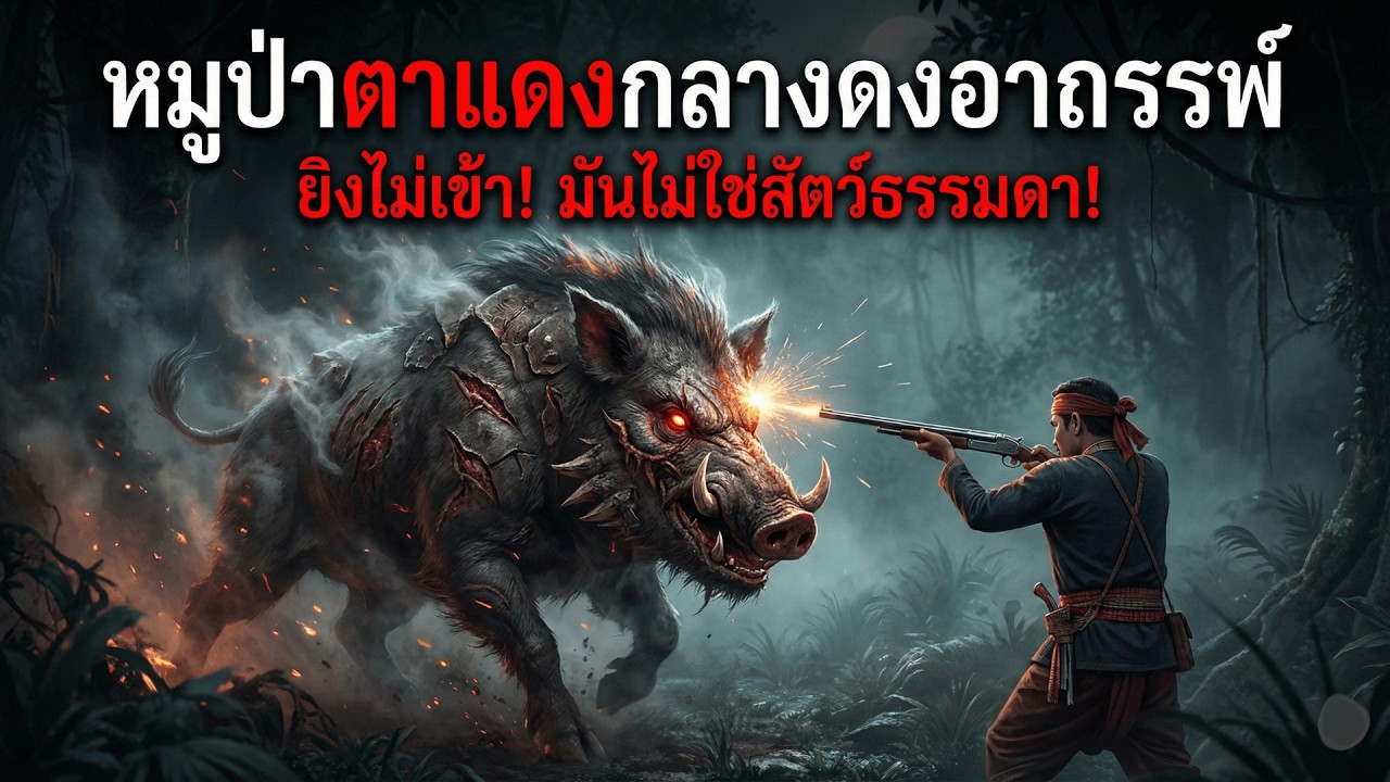 ล่าระทึก 3 วัน 3 คืน! เผชิญหน้า 'หมูป่าหนังเหล็ก' เล่าเรื่องผีกลางป่า (ของจริงหรือแค่ตำนาน?)