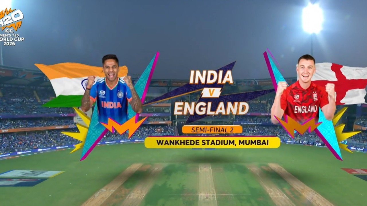 Semi Final 2 India vs England Highlights ICC T20 World Cup 2026