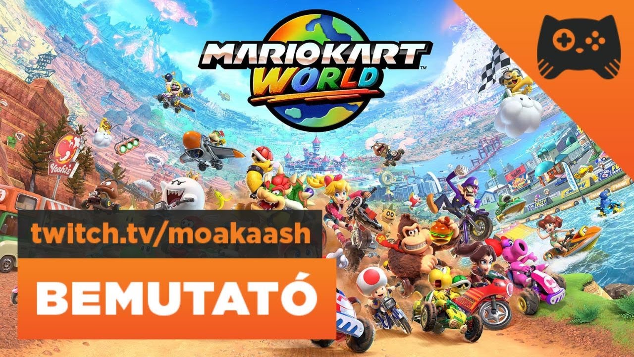 V&Eacute;GRE ITT A SWITCH 2 &Eacute;S AZ &Uacute;J MARIO KART!! SZENZ&Aacute;CI&Oacute;S LETT! | Mario Kart World | Magyar bemutat&oacute;