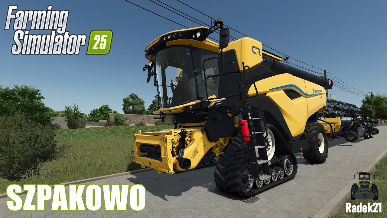 SKLIZEŇ S KRÁLOVNOU POLÍ!!! | New Holland CR11| SZPAKOWO | Farming Simulator 25 CZ/SK #01