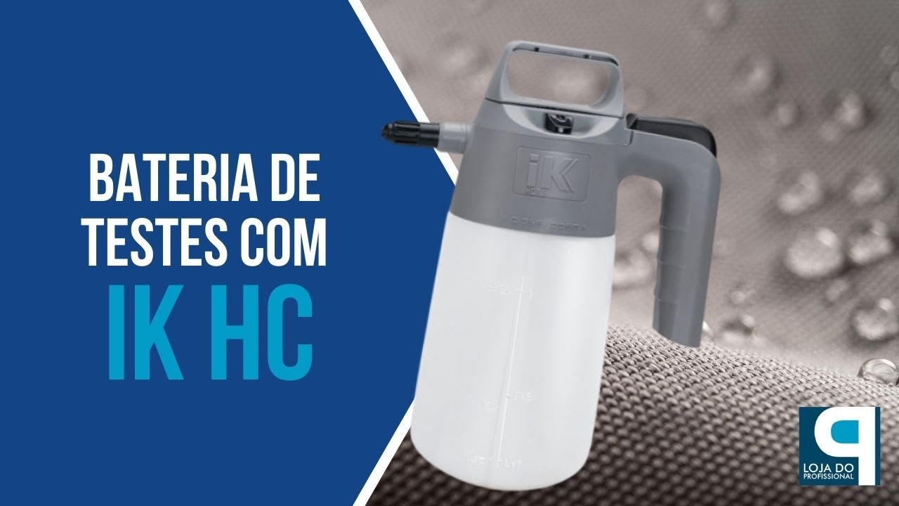 TESTE COM PULVERIZADOR PARA IMPERMEABILIZANTE DE ESTOFADO IK HC! | Dica do Profissional