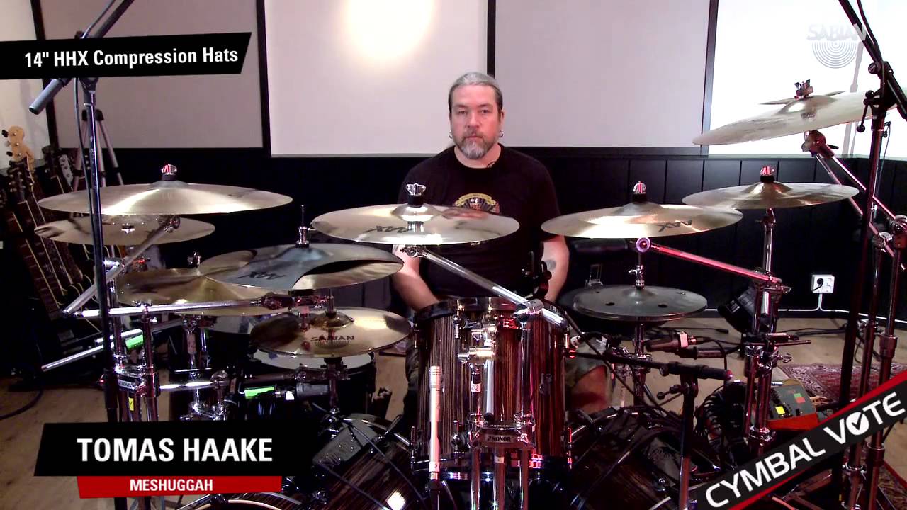 CYMBAL VOTE - Tomas Haake Reviews the 14" HHX Compression Hats