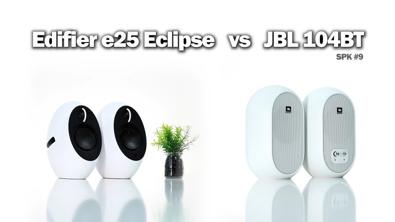 $150 - Edifier e25 Luna Eclipse BT vs $149 - JBL Professional 1 Series 104-BT / Sound Comparison