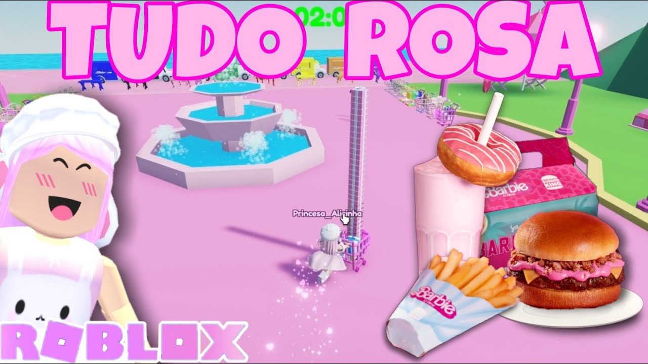 🎀 COMIDAS DA BARBIE NO ROBLOX 🎀