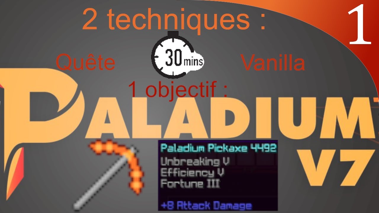 D&eacute;buter rapidement sur Paladium-Pala V7.5 EP 1