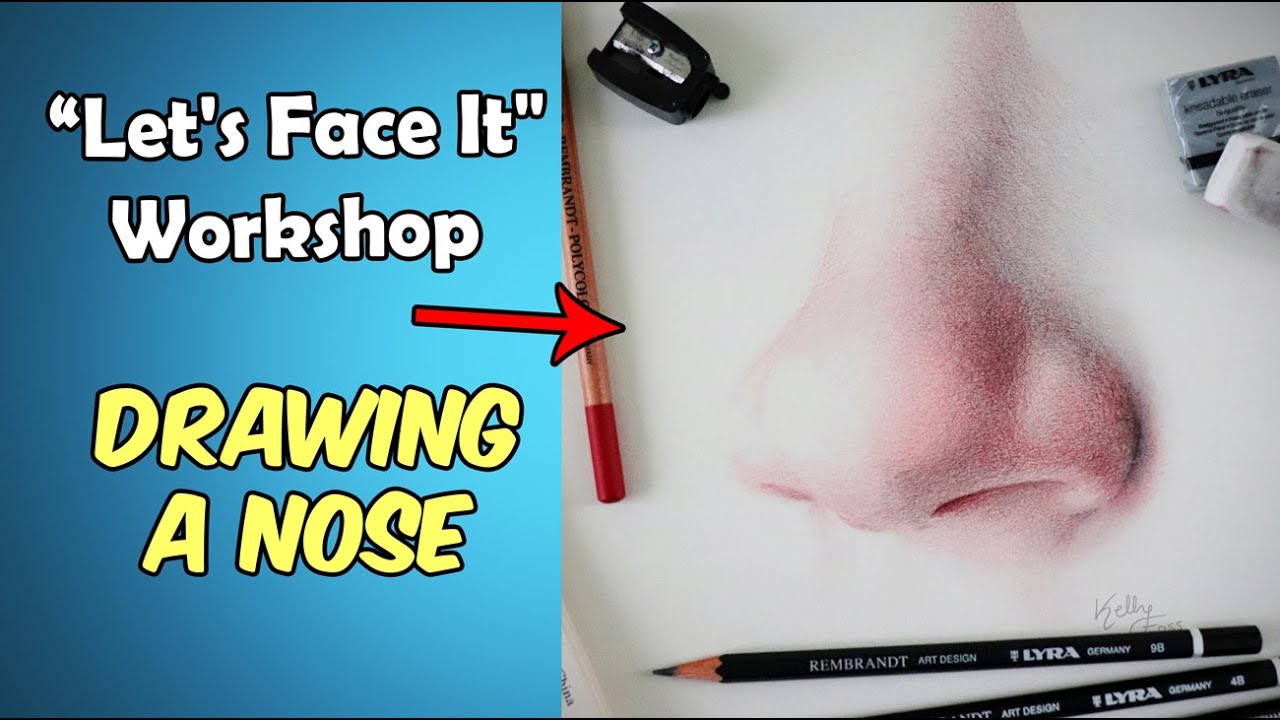 Drawing a Nose: 