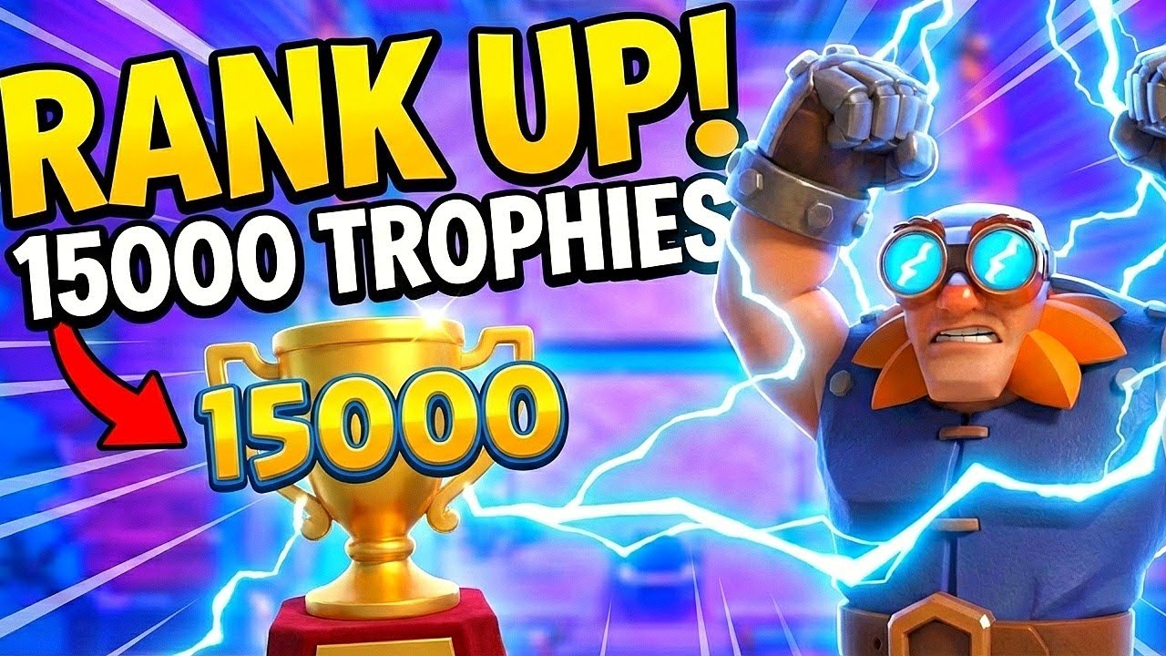 RANK UP! Pushing to 15k Trophies with the most TOXIC deck ⚡️🏆 LIVE