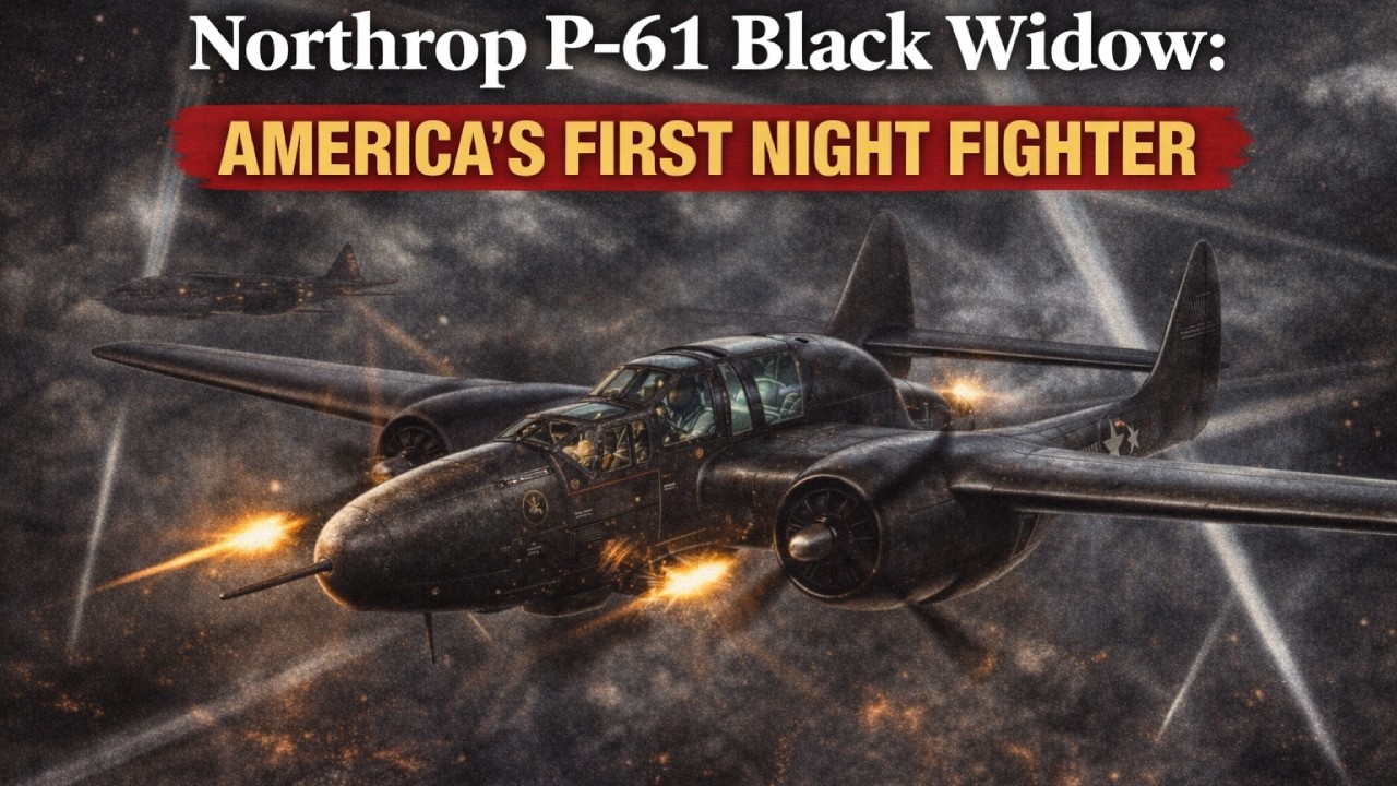 Northrop P-61 Black Widow: America’s First Night Fighter