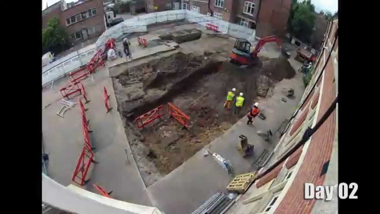 Time-lapse Recording of the Archaeological Dig at the Richard III Burial Site