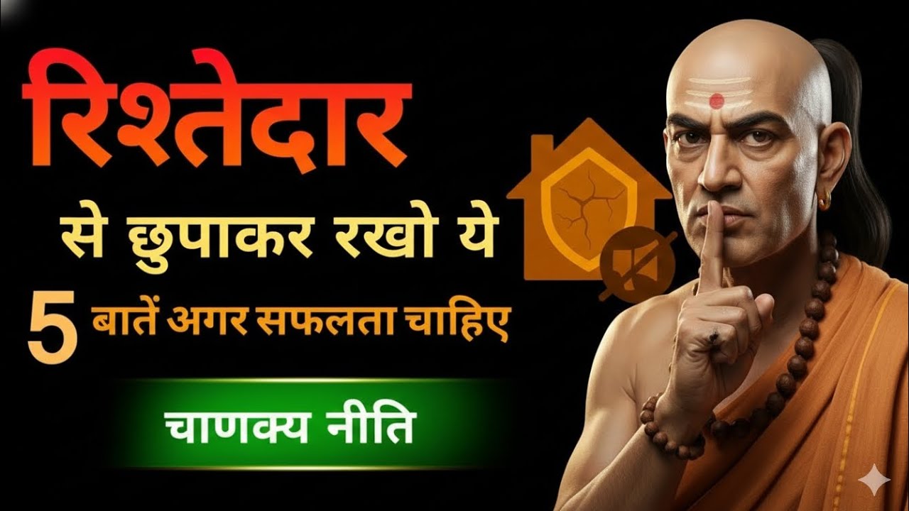 भूलकर भी अपने रिश्तेदारों को ये 5 बातें मत बताना, वरना बर्बाद हो जाओगे | Chanakya Niti
