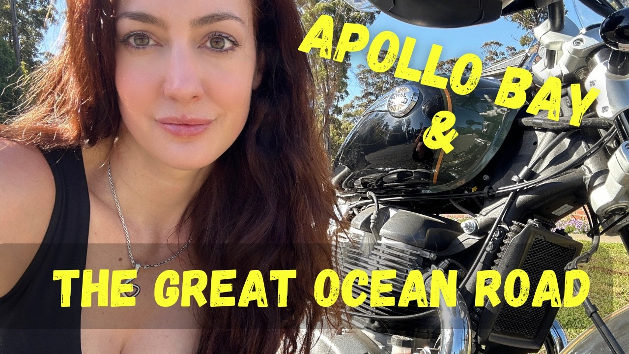 The GREAT OCEAN ROAD - SOLO Motorcycle touring. Loving the Royal Enfield Super Meteor!
