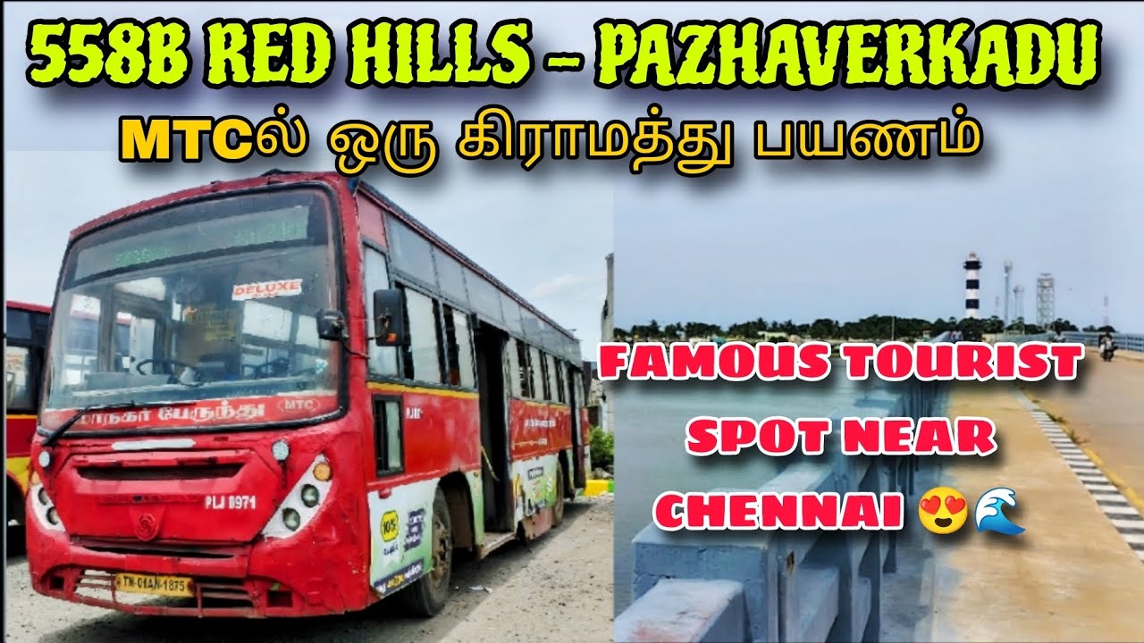 😍 ONE DAY TRIP TO PAZHAVERKADU LAKE 🌊 CHENNAI TO PAZHAVERKADU 💥 MTC BUS VLOG #mtc #pazhaverkadu #tn 