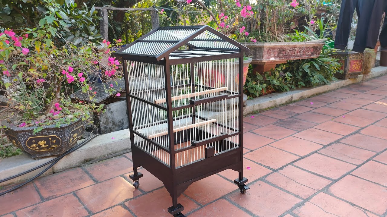lồng nu&ocirc;i chim yểng mi