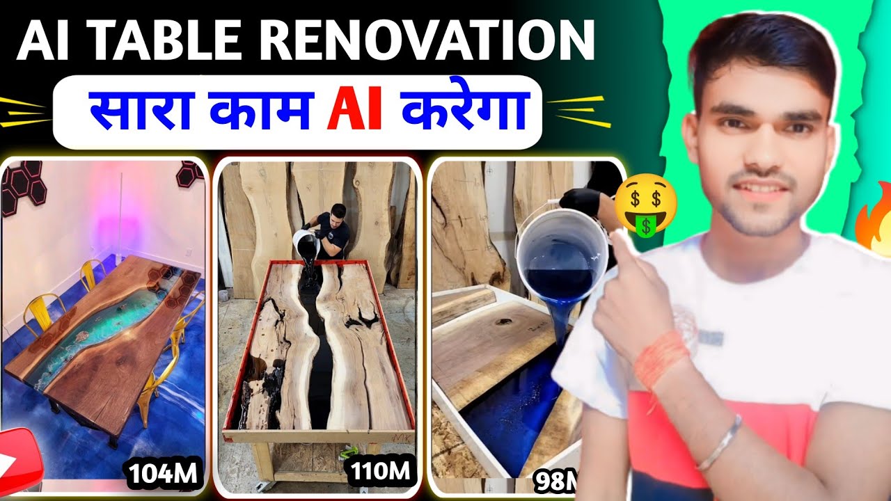 Ai Table Renovation Video Using Grok Ai | Ai video kaise banaye | Grok AI Se Viral Video Editing