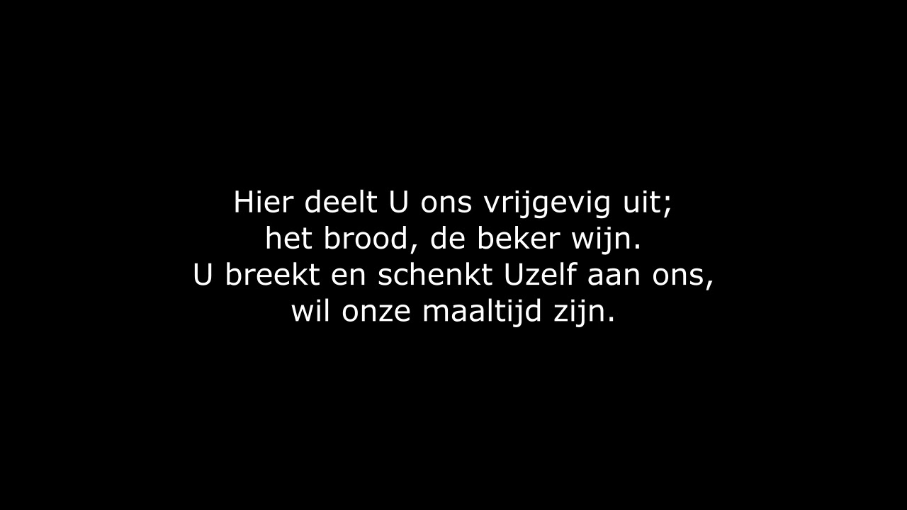 Samen eten wij
