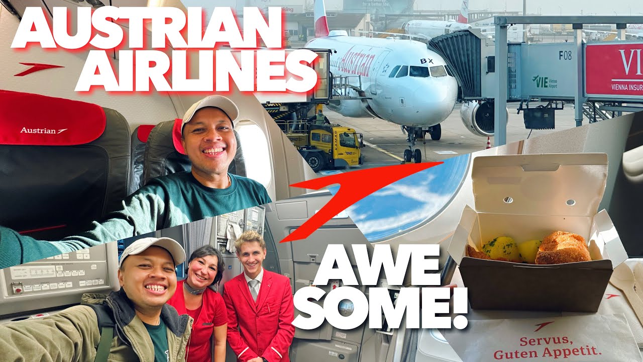 AUSTRIAN AIRLINES A320 FLIGHT OS551 VIENNA - ZURICH (Euro Trip Part 5)