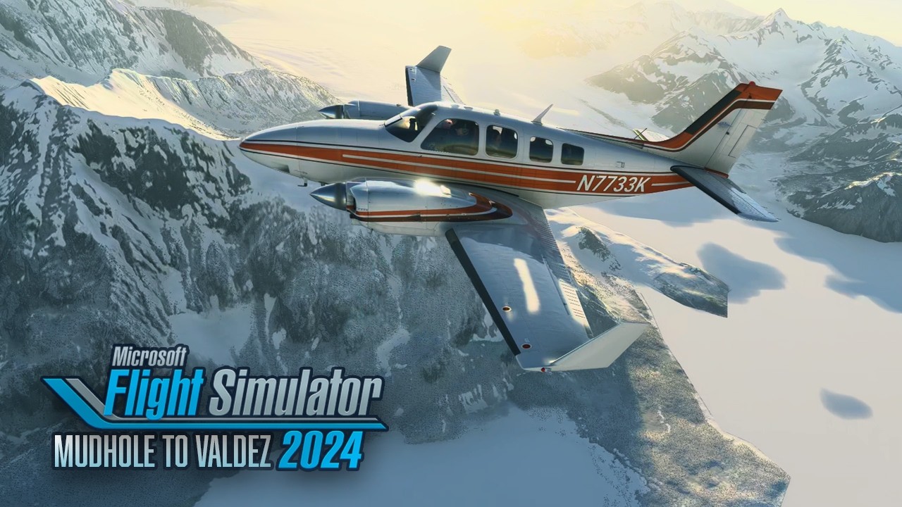 Baron BE58TC Professional | Alaska Odyssey, часть 2 - от Mudhole до Valdez | MSFS 2024, ультра-на...