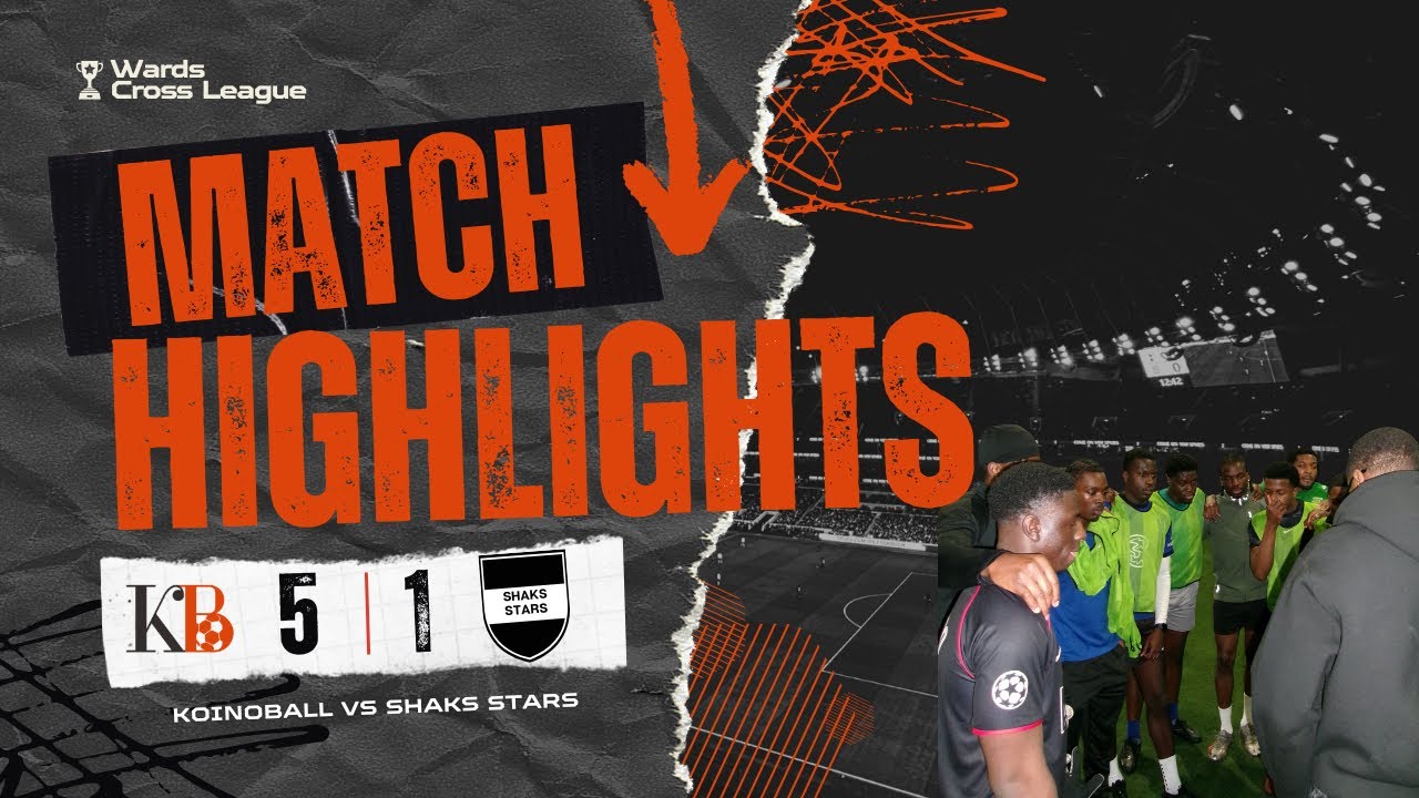 8 A-SIDE FOOTBALL | ‘The Journey Continues’ | KoinoBall C.F vs Shak’s Stars