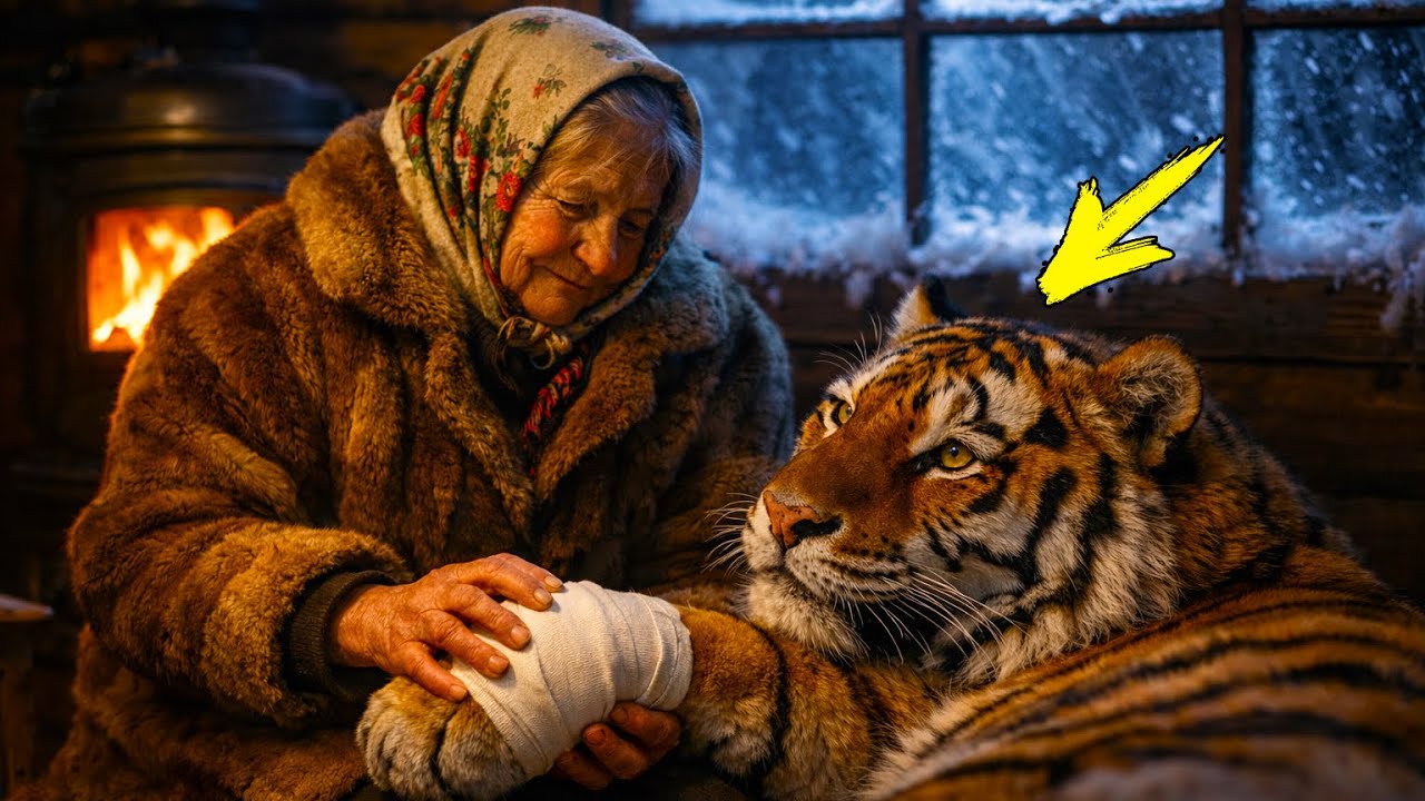 Два года назад она спасла его детёнышем. Этой зимой он вернулся — взрослым и раненым