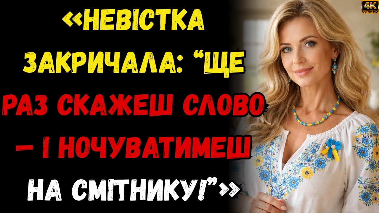 🚨«Невістка закричала: “Ще раз скажеш слово —
