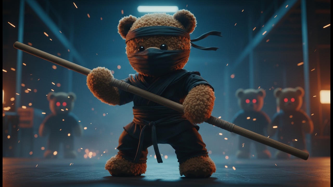 Teddy Ninja: Epic Adventures of a Brave Bear Warrior